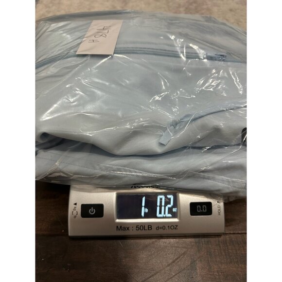 Nike Womens Light Blue Full Zip Hooded Jacket Size Large - Picture 11 of 11